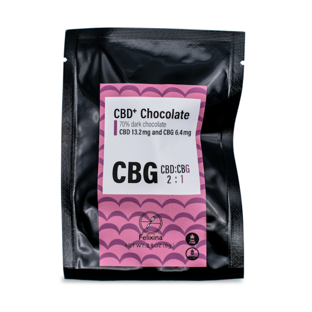 FELIXINA / CBD+Chocolate-CBG- チョコレート 2.8oz(8g) / CBD13.2mg ・CBG6.4mg